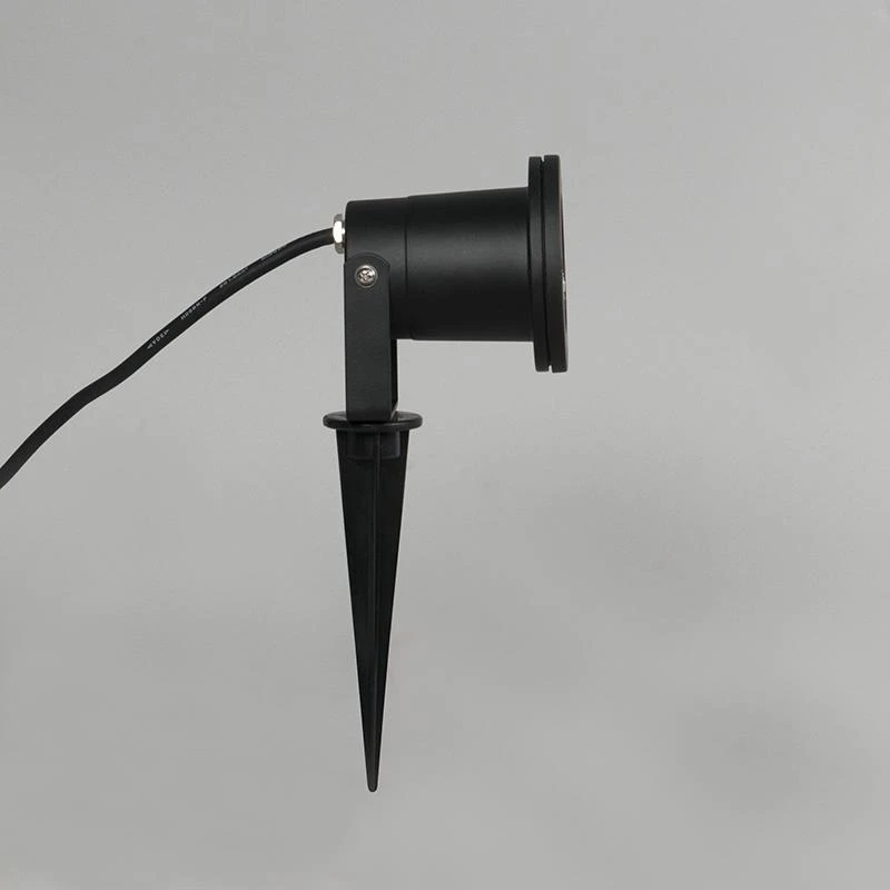 QAZQA Tuinspot Zwart Incl. Snoer En Stekker 230 Cm IP65 - Basic 6 QAZQA Tuinspot Zwart Incl. Snoer En Stekker 230 Cm IP65 - Basic - Afbeelding 4