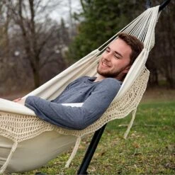 Vivere Combo Tweepersoons Hangmat Met Standaard 14 Vivere Combo Tweepersoons Hangmat Met Standaard -Tuinproducten 9458608