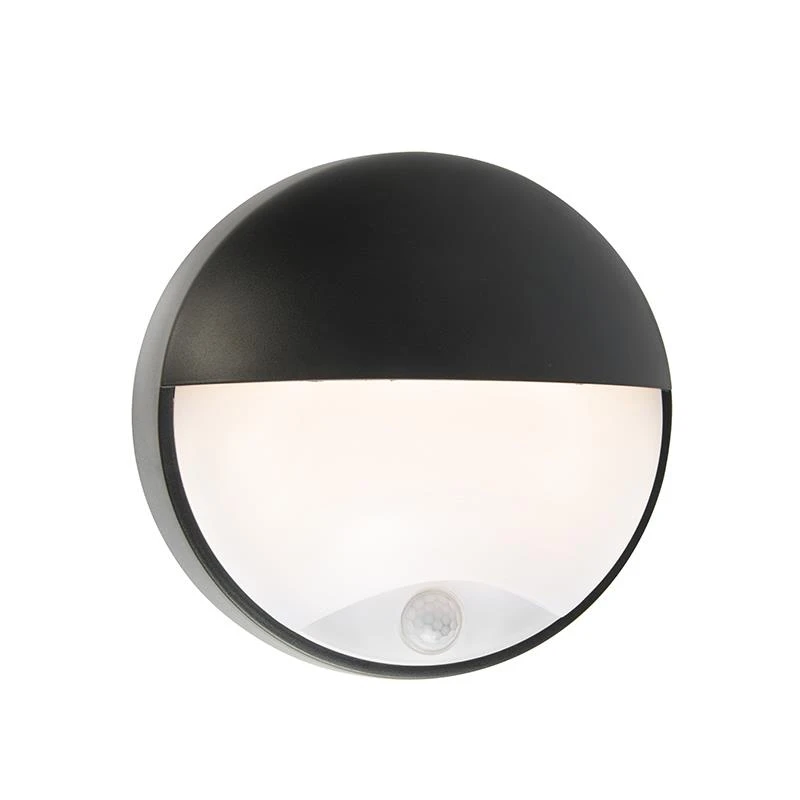 QAZQA Buitenwandlamp Zwart Incl. LED Met Bewegingssensor IP54 - 6 QAZQA Buitenwandlamp Zwart Incl. LED Met Bewegingssensor IP54 - - Afbeelding 4