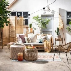 Exotan Bamboo Bank - 2-zits -Tuinproducten 9460789