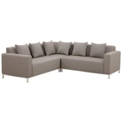 Beliani - BELIZE - Loungeset Voor 5 - Beige - Polyester 15 Beliani - BELIZE - Loungeset Voor 5 - Beige - Polyester -Tuinproducten 9471079