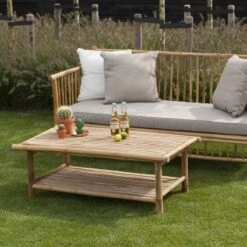 Exotan Bamboo Bank - 2-zits -Tuinproducten 9477175