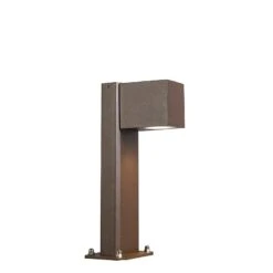 QAZQA Smart Staande Buitenlamp Roestbruin 30 Cm IP44 Incl. Wifi GU10 -Tuinproducten 9485207