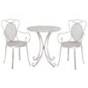 Beliani - CILENTO - Bistroset Voor 2 - Grijs - IJzer 1 Beliani - CILENTO - Bistroset Voor 2 - Grijs - IJzer -Tuinproducten 9487826