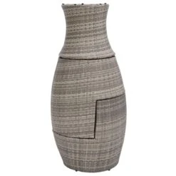 Beliani - CAPRI - Bistroset Voor 2 - Grijs - PE Rotan -Tuinproducten 9487838