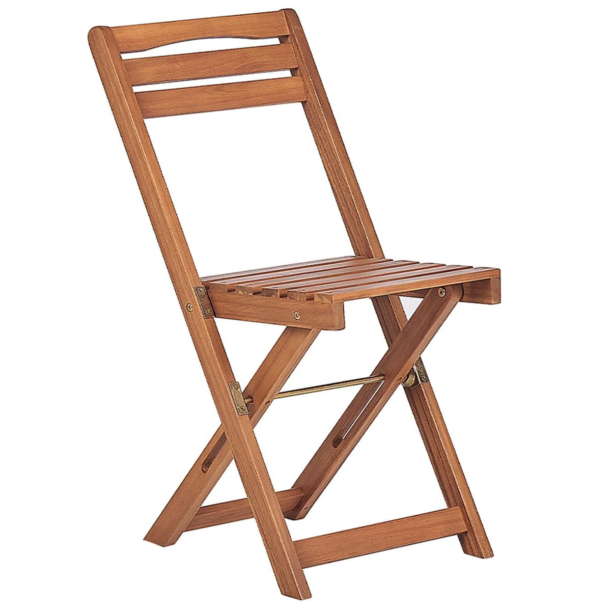 Beliani - LENOLA - Bistroset Voor 2 - Lichte Houtkleur - Acaciahout 5 Beliani - LENOLA - Bistroset Voor 2 - Lichte Houtkleur - Acaciahout - Afbeelding 3