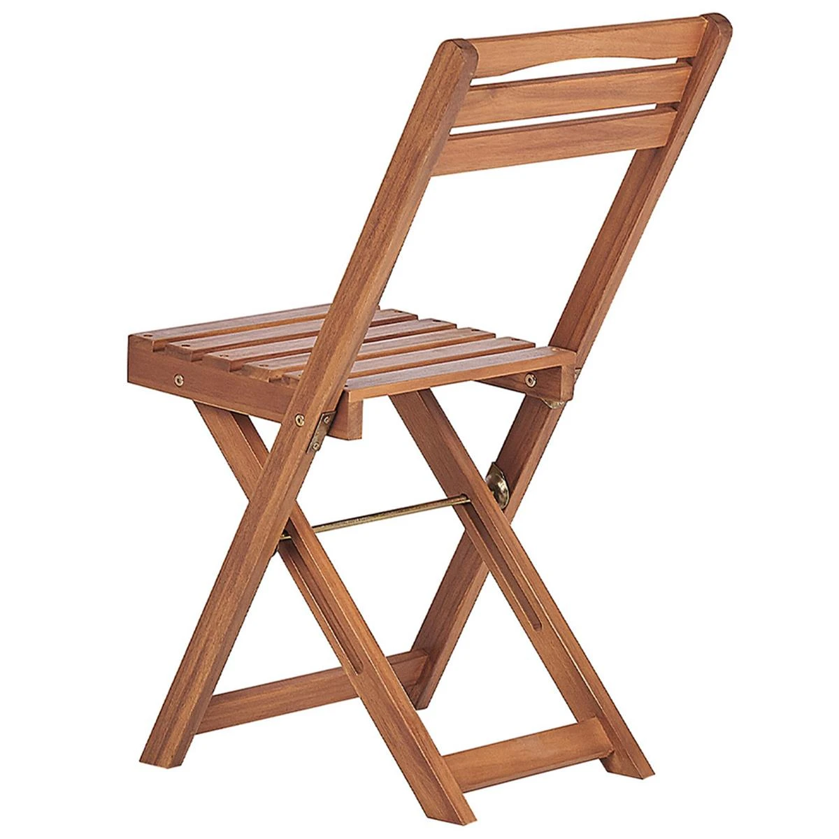 Beliani - LENOLA - Bistroset Voor 2 - Lichte Houtkleur - Acaciahout 7 Beliani - LENOLA - Bistroset Voor 2 - Lichte Houtkleur - Acaciahout - Afbeelding 5