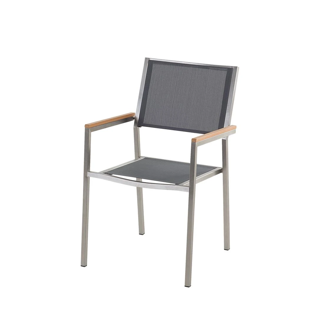 Beliani - GROSSETO - Tuinset Voor 8 - Donkergrijs - Graniet 6 Beliani - GROSSETO - Tuinset Voor 8 - Donkergrijs - Graniet - Afbeelding 4