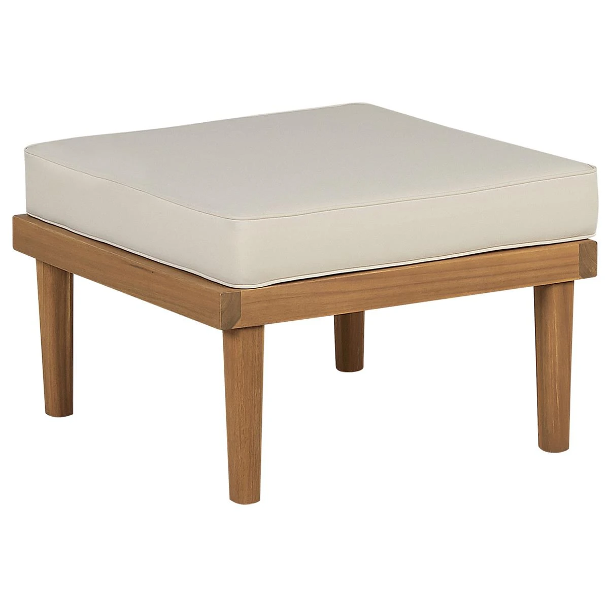 Beliani-BARATTI-Loungeset Voor 5-Lichte Houtkleur|Wit-Acaciahout 12 Beliani-BARATTI-Loungeset Voor 5-Lichte Houtkleur|Wit-Acaciahout - Afbeelding 10