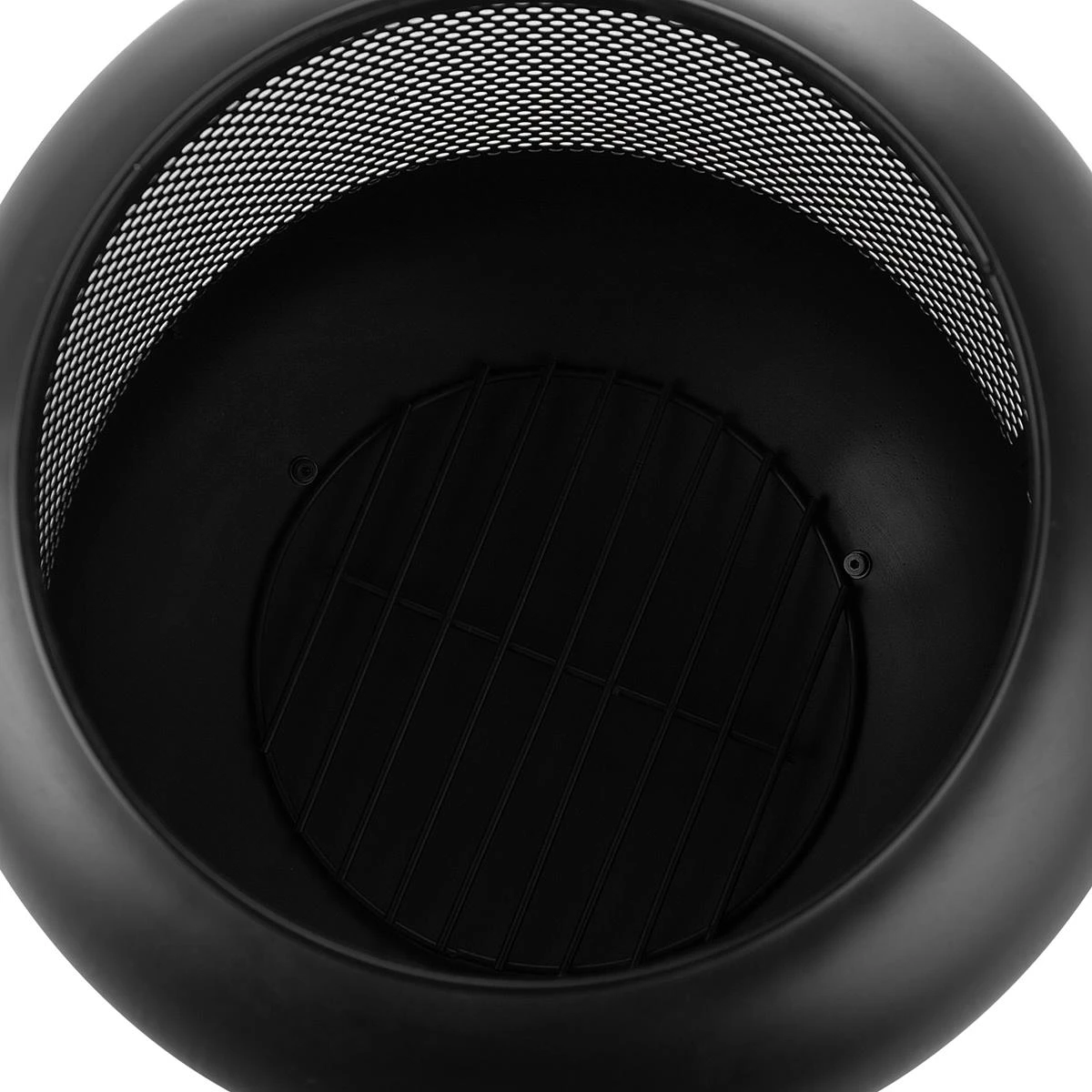 Beliani - VEER - Vuurkorf - Zwart - Staal 6 Beliani - VEER - Vuurkorf - Zwart - Staal - Afbeelding 4