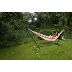 Tropilex® Hangmat Met Standaard Eénpersoons Easy & Natural Pink Roze 17 Tropilex® Hangmat Met Standaard Eénpersoons Easy & Natural Pink Roze -Tuinproducten 9551226