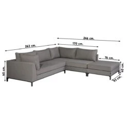 Exotan Sicilië Loungeset Rechts - Taupe 15 Exotan Sicilië Loungeset Rechts - Taupe -Tuinproducten 9551263