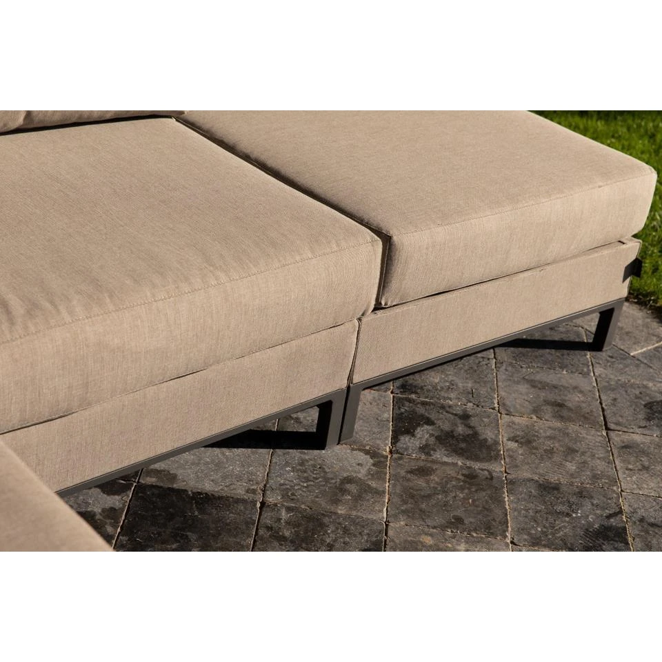 Exotan Sicilië Loungeset Rechts - Taupe 10 Exotan Sicilië Loungeset Rechts - Taupe - Afbeelding 8