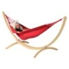 Tropilex® Hangmat Met Standaard Eénpersoons Wood & Dream Red Rood 1 Tropilex® Hangmat Met Standaard Eénpersoons Wood & Dream Red Rood -Tuinproducten 9559917