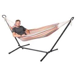 123Hammock Hangmatstandaard Eénpersoons Space Saver Zwart 11 123Hammock Hangmatstandaard Eénpersoons Space Saver Zwart -Tuinproducten 9563772