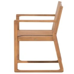 Beliani - SASSARI - Tuinset Voor 6 Met Trolley - Lichte Houtkleur 21 Beliani - SASSARI - Tuinset Voor 6 Met Trolley - Lichte Houtkleur -Tuinproducten 9573137