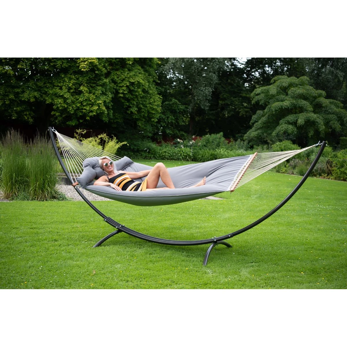 Tropilex® Hangmatstandaard Familie Arc Zwart 5 Tropilex® Hangmatstandaard Familie Arc Zwart - Afbeelding 3