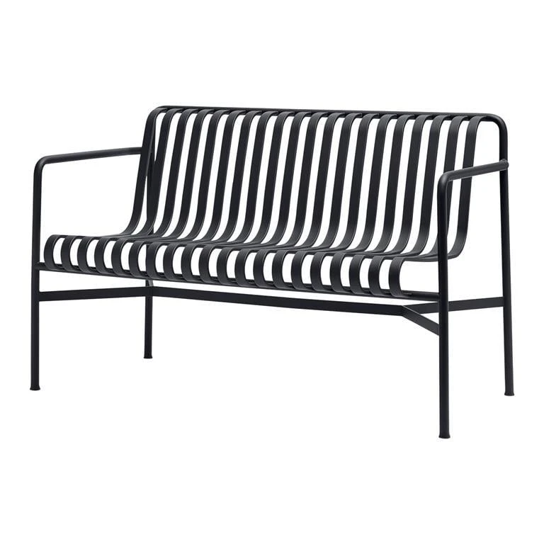 HAY Palissade Tuinbank - Anthracite - 2-zits 3 HAY Palissade Tuinbank - Anthracite - 2-zits