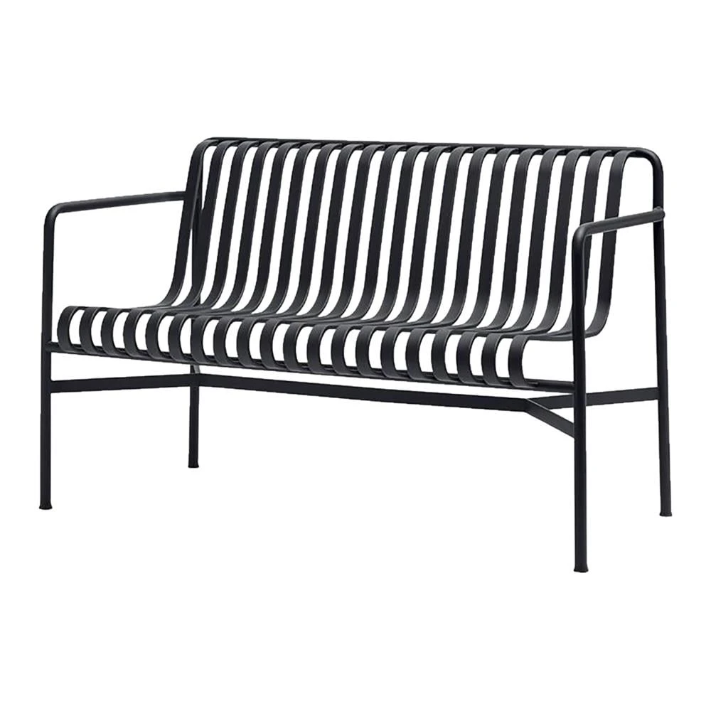 HAY Palissade Tuinbank - Anthracite - 2-zits 6 HAY Palissade Tuinbank - Anthracite - 2-zits - Afbeelding 4