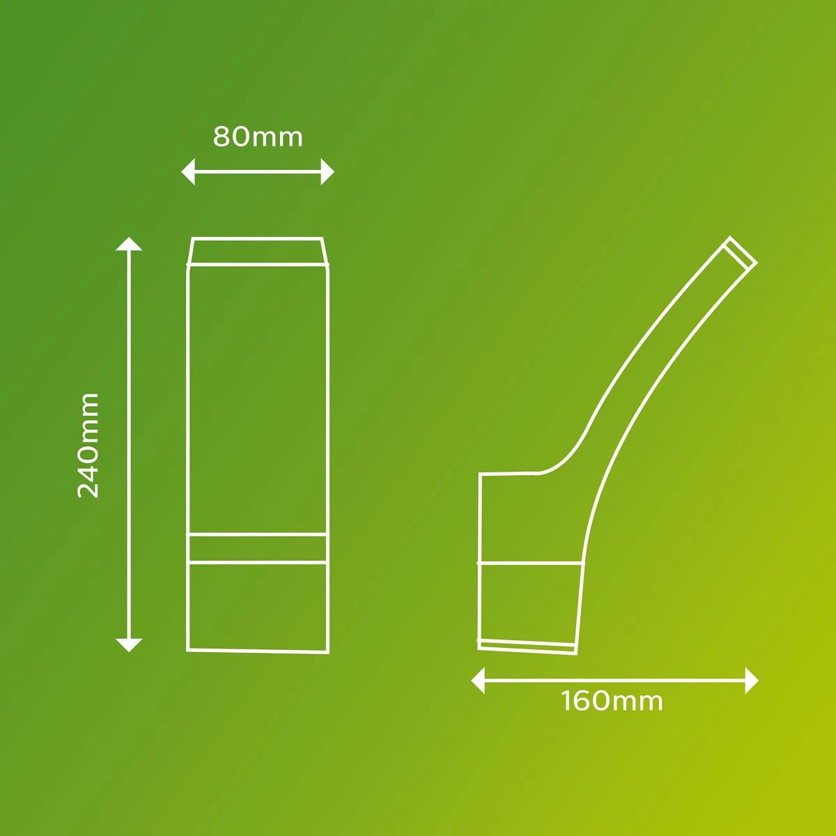 Philips Splay Wandlamp - Antraciet 6 Philips Splay Wandlamp - Antraciet - Afbeelding 4