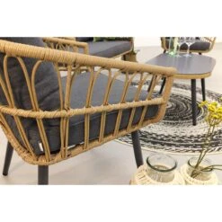 Garden Impressions Tarulo Loungeset 4-delig - Donker Grijs -Tuinproducten 9626760