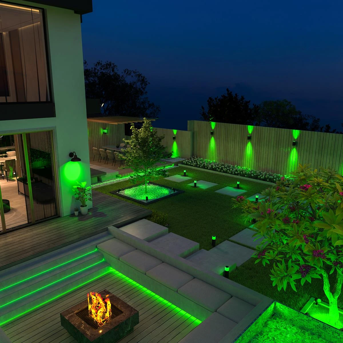 Calex Smart RGBW Outdoor LED-strip 5 M 4 Calex Smart RGBW Outdoor LED-strip 5 M - Afbeelding 2