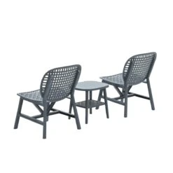 Garden Impressions Fien Balkonset 3-delig - Donker Grijs 8 Garden Impressions Fien Balkonset 3-delig - Donker Grijs -Tuinproducten 9646866