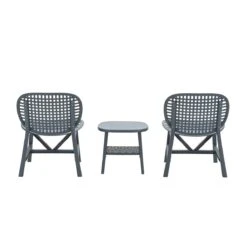 Garden Impressions Fien Balkonset 3-delig - Donker Grijs 9 Garden Impressions Fien Balkonset 3-delig - Donker Grijs -Tuinproducten 9646867