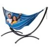 Tropilex® Hangmat Met Standaard Tweepersoons Arc & Chill Calm Blauw 1 Tropilex® Hangmat Met Standaard Tweepersoons Arc & Chill Calm Blauw -Tuinproducten 9656471