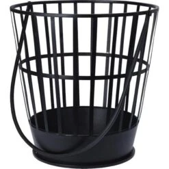 Koopman Metalen Vuurkorf Met Hengsel - √ò38cm X 38cm Hoog