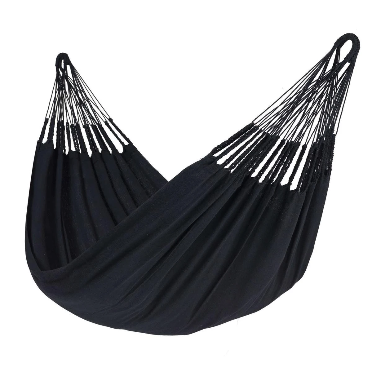 Tropilex® Hangmat Met Standaard Eénpersoons Arc & Classic Black Zwart 9 Tropilex® Hangmat Met Standaard Eénpersoons Arc & Classic Black Zwart - Afbeelding 7