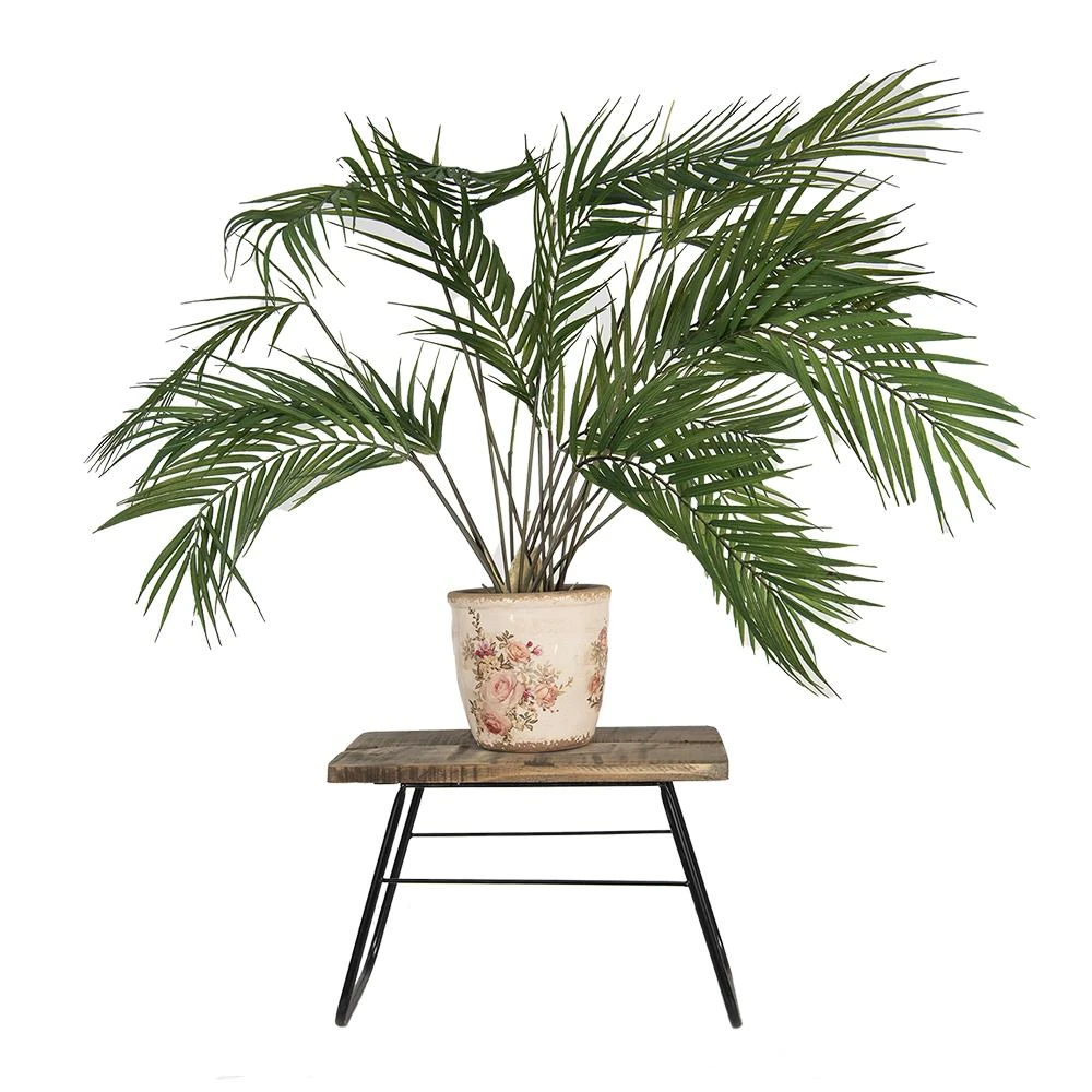 Clayre & Eef Plantentafeltje 41x21x27 Cm Bruin Hout Ijzer 6 Clayre & Eef Plantentafeltje 41x21x27 Cm Bruin Hout Ijzer - Afbeelding 4