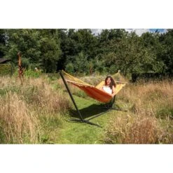 Tropilex® Hangmat Met Standaard Eénpersoons Easy & Relax Orange Oranje 21 Tropilex® Hangmat Met Standaard Eénpersoons Easy & Relax Orange Oranje -Tuinproducten 9703882