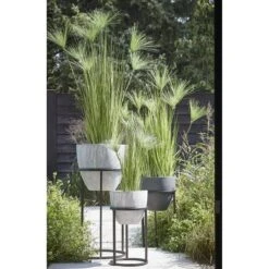 Mica Decorations Cachet Plantenstandaard Set Van 3 Grijs -Tuinproducten 9704413