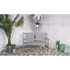 SenS-Line - Boulogne 2-zitsbank Grey FSC 100% - Grijs -Tuinproducten 9720972