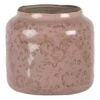Clayre & Eef Bloempot Ø 14x13 Cm Roze Keramiek Rond Bloempot Binnen 1 Clayre & Eef Bloempot Ø 14x13 Cm Roze Keramiek Rond Bloempot Binnen -Tuinproducten 9744329