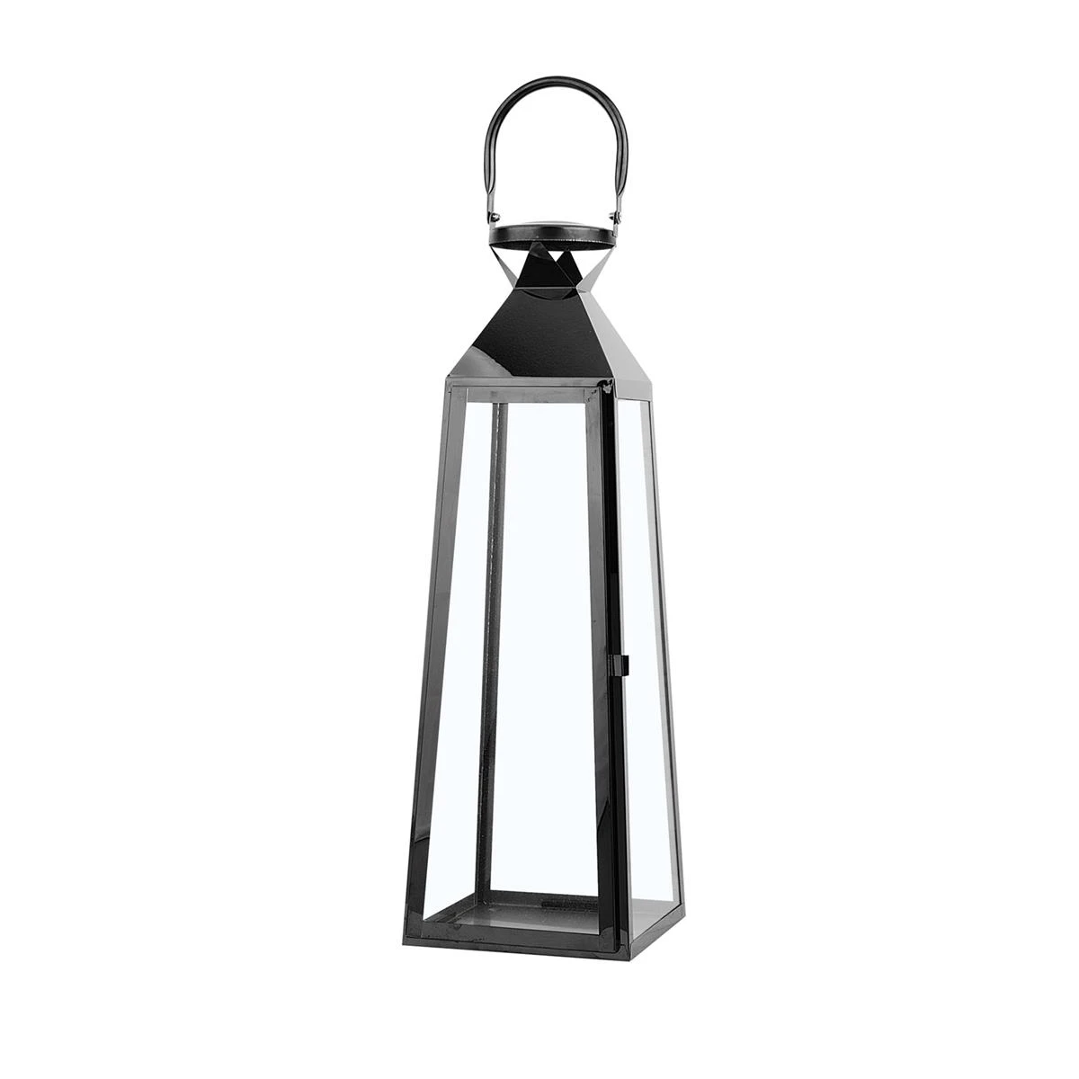 Beliani - CRETE - Lantaarn - Zwart - RVS 2 Beliani - CRETE - Lantaarn - Zwart - RVS