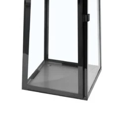 Beliani - CRETE - Lantaarn - Zwart - RVS 16 Beliani - CRETE - Lantaarn - Zwart - RVS -Tuinproducten 9753952