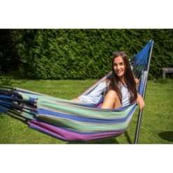 Tropilex® Hangmat Eénpersoons Cuba Blueberry Blauw 21 Tropilex® Hangmat Eénpersoons Cuba Blueberry Blauw -Tuinproducten 9757465