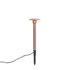 QAZQA Moderne Prikspot Roestbruin Incl. LED IP54 - Skyf 17 QAZQA Moderne Prikspot Roestbruin Incl. LED IP54 - Skyf -Tuinproducten 9761633