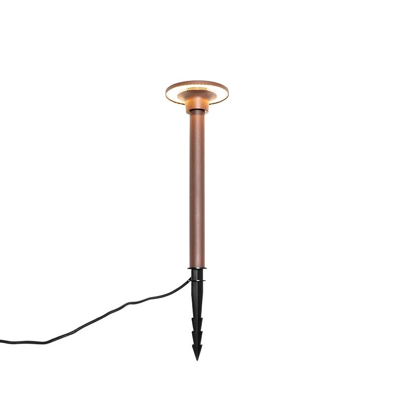 QAZQA Moderne Prikspot Roestbruin Incl. LED IP54 - Skyf 13 QAZQA Moderne Prikspot Roestbruin Incl. LED IP54 - Skyf - Afbeelding 11