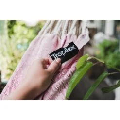 Tropilex® Hangmat Met Standaard Eénpersoons Wood & Natural Pink Roze 19 Tropilex® Hangmat Met Standaard Eénpersoons Wood & Natural Pink Roze -Tuinproducten 9772259