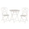 Beliani - TRIESTE - Bistroset Voor 2 - Beige - IJzer 2 Beliani - TRIESTE - Bistroset Voor 2 - Beige - IJzer -Tuinproducten 9788492