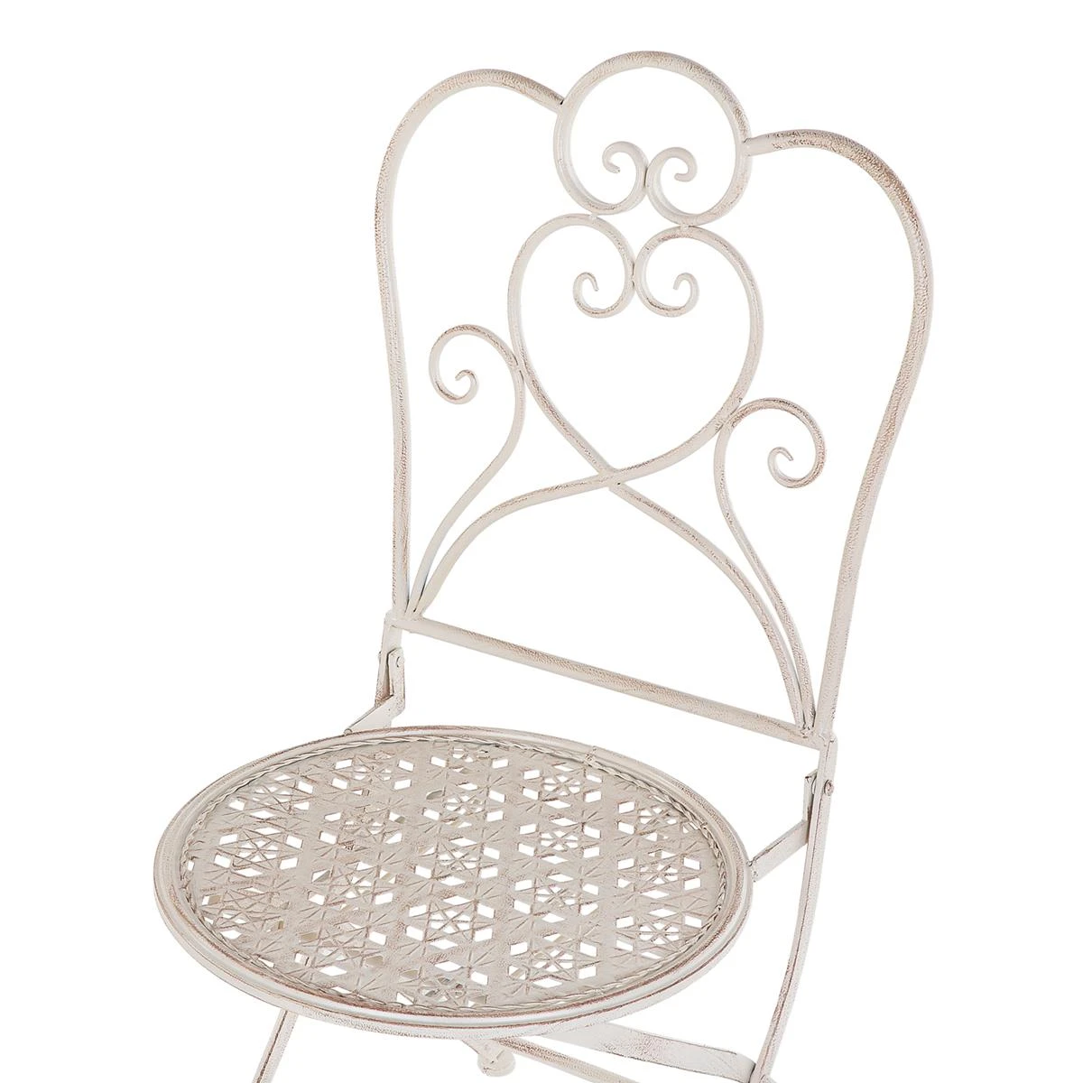 Beliani - TRIESTE - Bistroset Voor 2 - Beige - IJzer 11 Beliani - TRIESTE - Bistroset Voor 2 - Beige - IJzer - Afbeelding 9