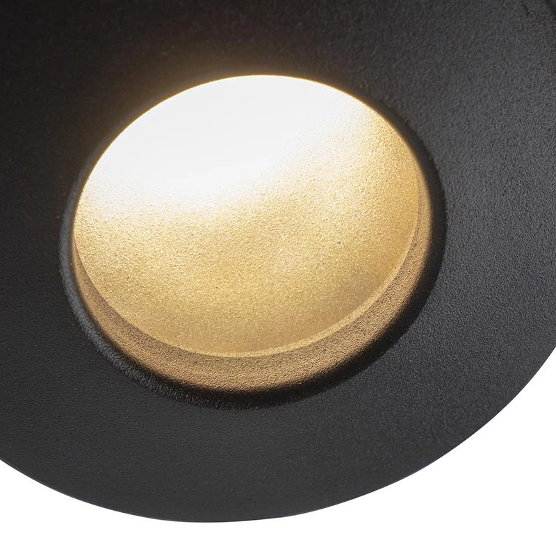 QAZQA Moderne Inbouwspot Zwart IP44 - Gap 8 QAZQA Moderne Inbouwspot Zwart IP44 - Gap - Afbeelding 6