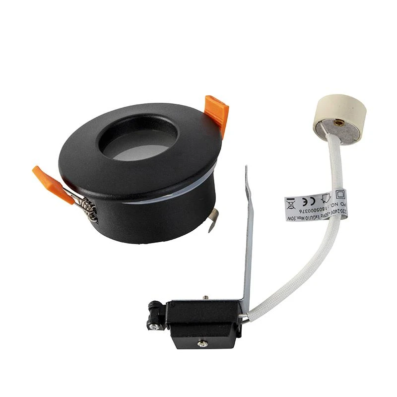 QAZQA Moderne Inbouwspot Zwart IP44 - Gap 9 QAZQA Moderne Inbouwspot Zwart IP44 - Gap - Afbeelding 7