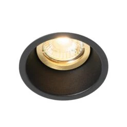 QAZQA Moderne Inbouwspot Zwart Met Goud Draai- En Kantelbaar - Alloy 19 QAZQA Moderne Inbouwspot Zwart Met Goud Draai- En Kantelbaar - Alloy -Tuinproducten 9799098