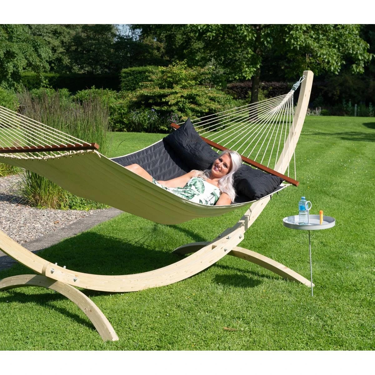 Tropilex® Hangmattafeltje Silver Metaal 4 Tropilex® Hangmattafeltje Silver Metaal - Afbeelding 2