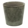Clayre & Eef Bloempot Ø 12x10 Cm Groen Keramiek Rond Bloempot Binnen -Tuinproducten 9884141