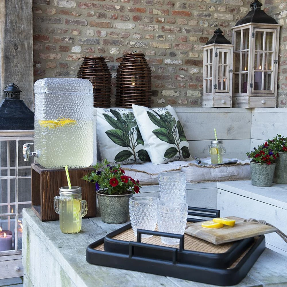 Clayre & Eef Bloempot Ø 12x10 Cm Groen Keramiek Rond Bloempot Binnen 4 Clayre & Eef Bloempot Ø 12x10 Cm Groen Keramiek Rond Bloempot Binnen - Afbeelding 2